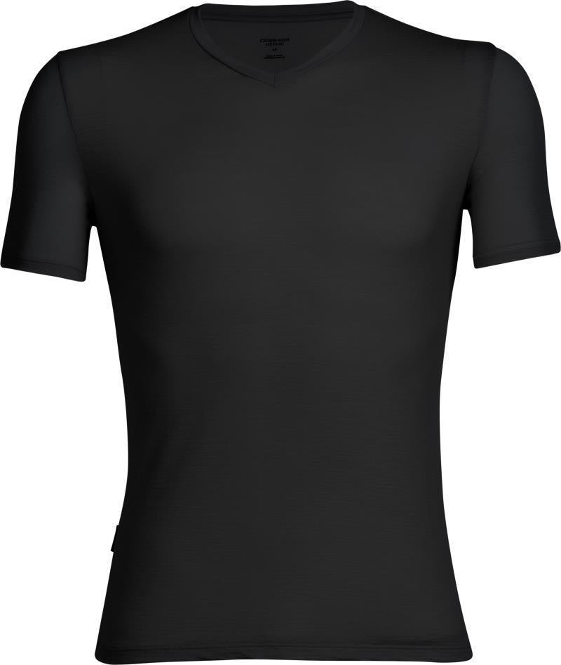 Merino 150 Anatomica SS V-Neck - Mens - Black / Monsoon 1