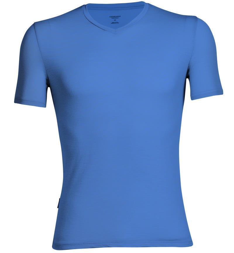Merino 150 Anatomica SS V-Neck - Mens - Pelorus / White 1
