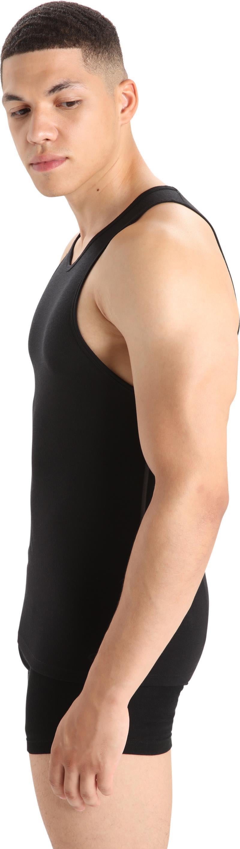 Merino 150 Anatomica Tank - Mens - Black / Monsoon 3