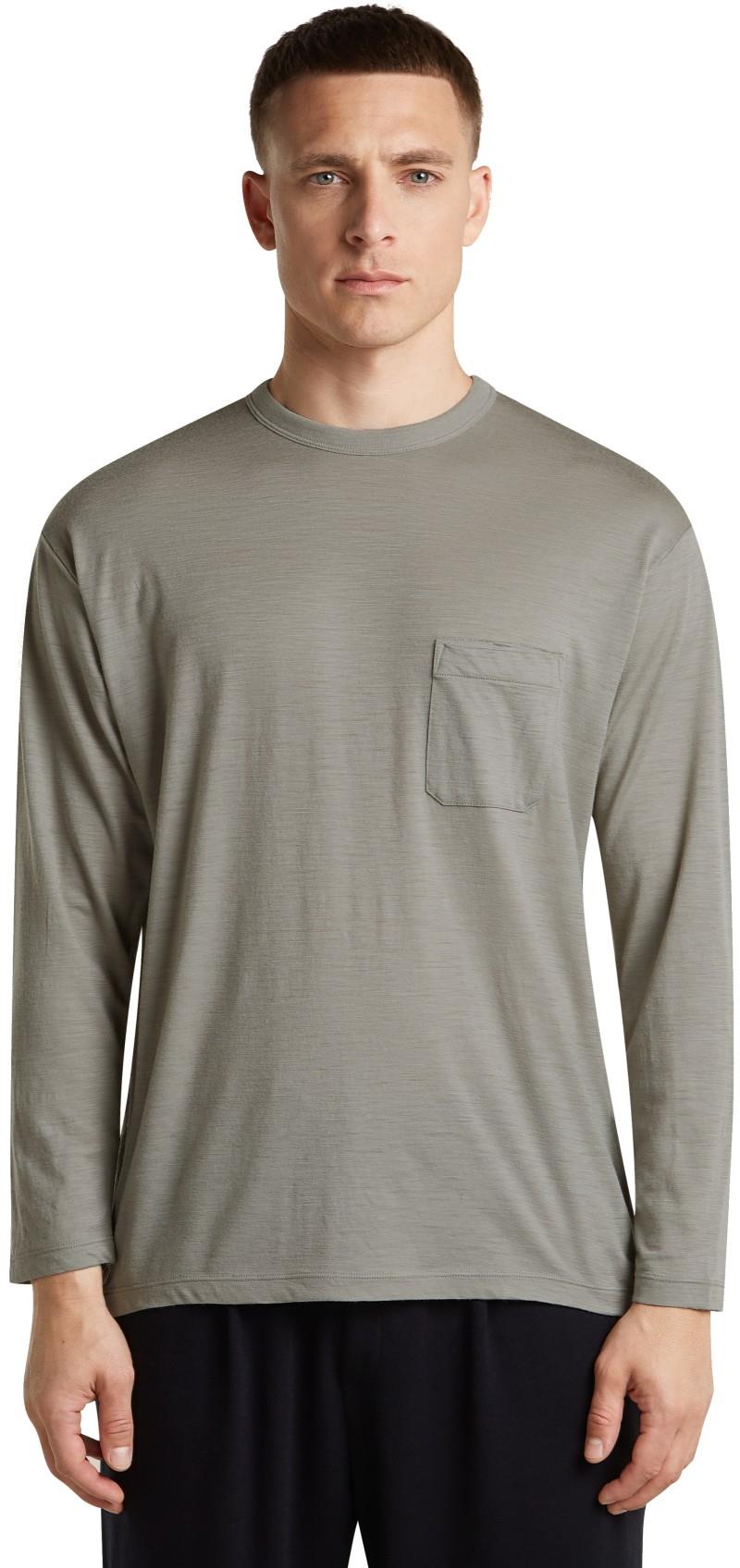 Merino 150 LS Pocket Tee - Unisex - smokey gry 1