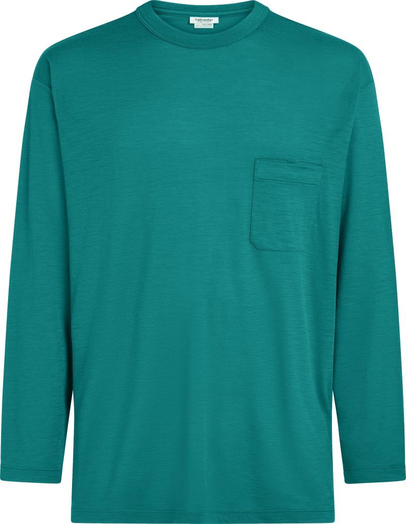 Merino 150 LS Pocket Tee - Unisex - tidal teal 1