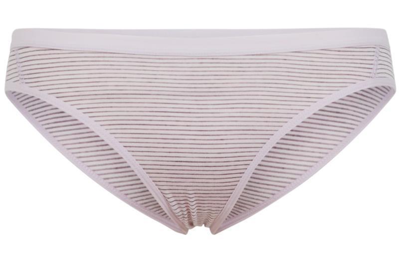 Merino 150 Siren Bikini - Womens - Blush Heather - Stripe 1