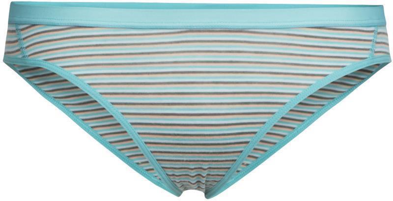 Merino 150 Siren Bikini - Womens - lagoon / sorbet - stripe 1