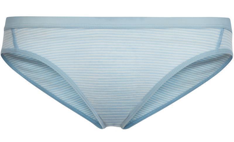 Merino 150 Siren Bikini - Womens - sky / snow - stripe 1