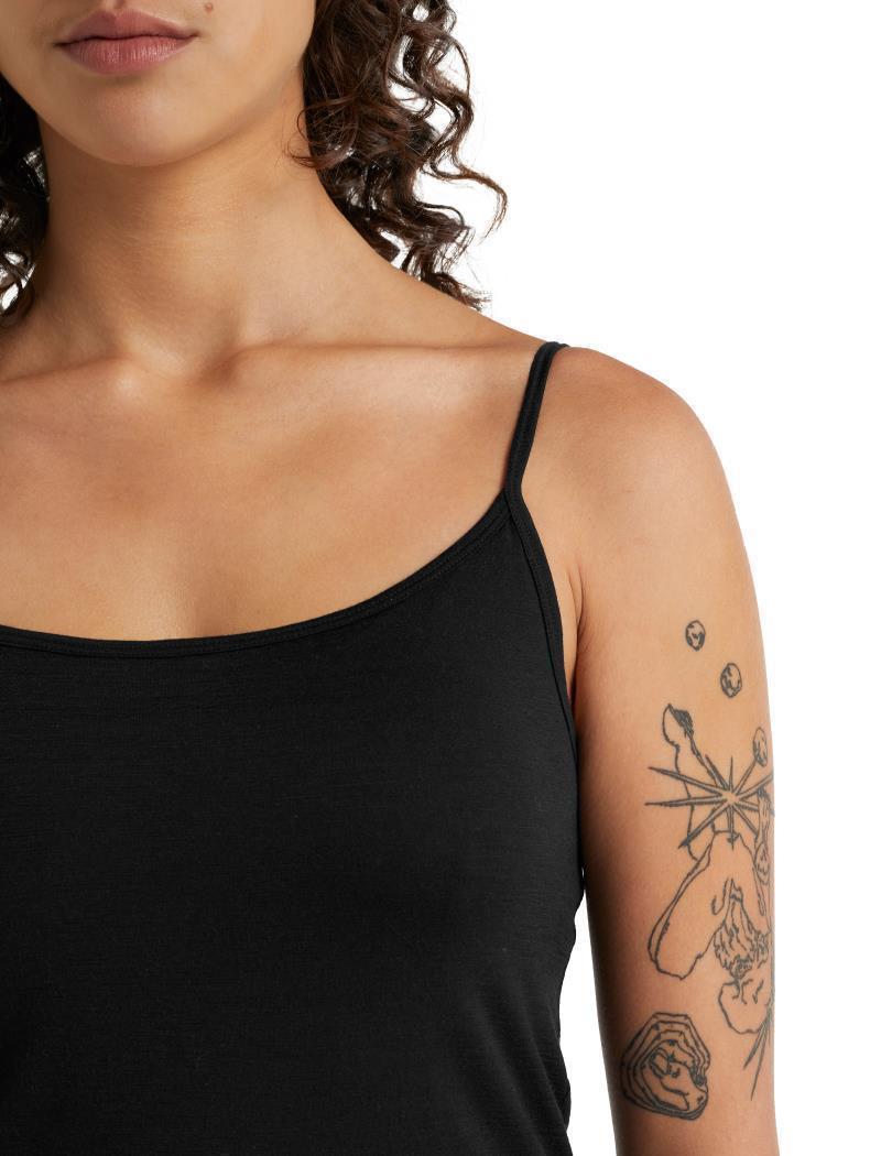 Merino 150 Siren Bra Cami - Black 5