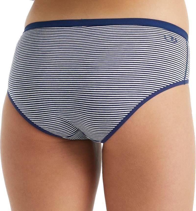 Merino 150 Siren Hipkini - Womens - royal navy / snow - stripe 1