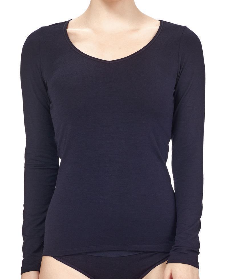 Merino 150 Siren LS Sweetheart - Womens - Black 2
