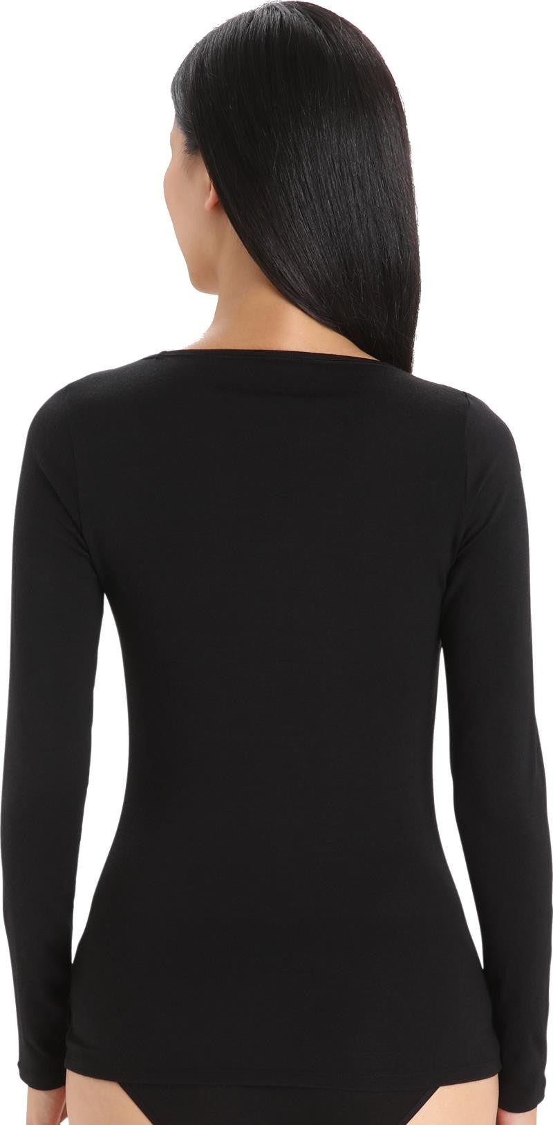 Merino 150 Siren LS Sweetheart - Womens - black 1