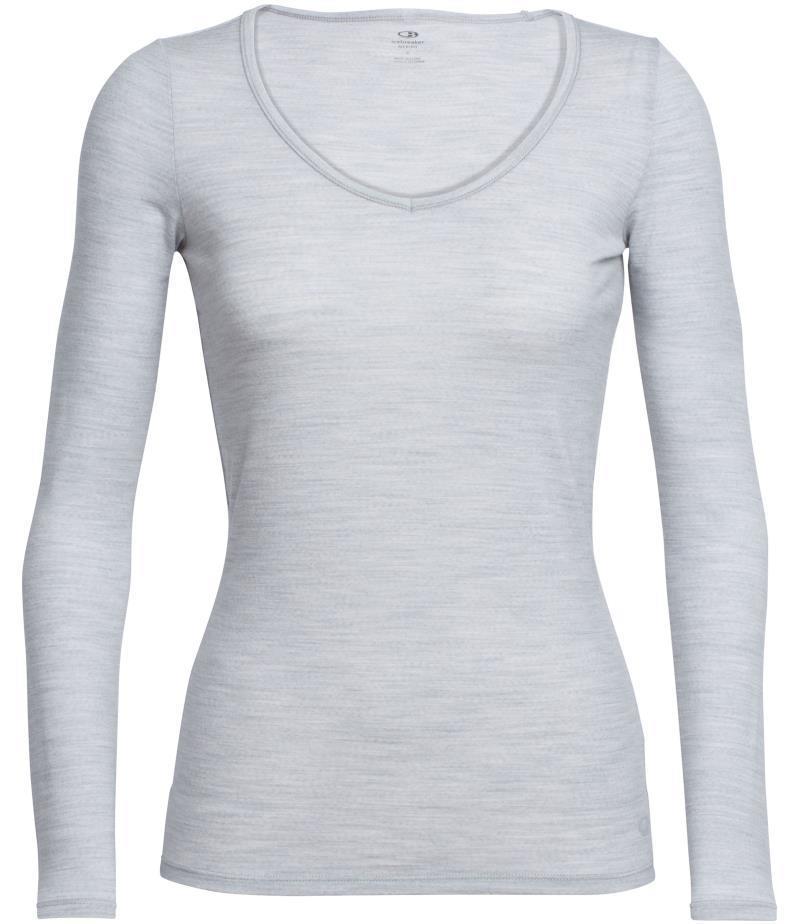 Merino 150 Siren LS Sweetheart - Womens - blizzard heather / blizzard heather 1