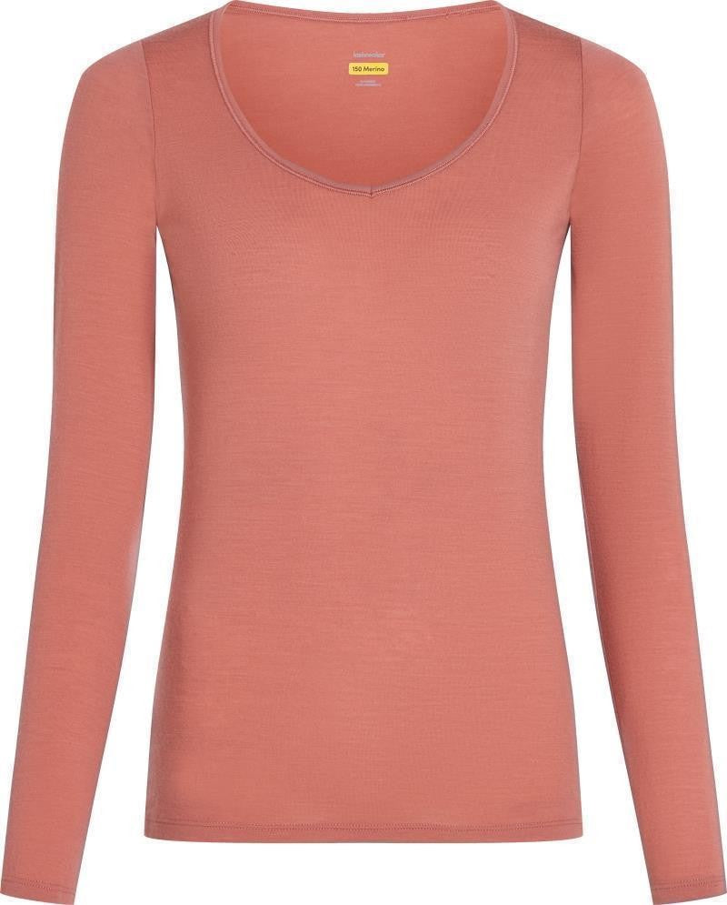 Merino 150 Siren LS Sweetheart - Womens - cedarwood 1