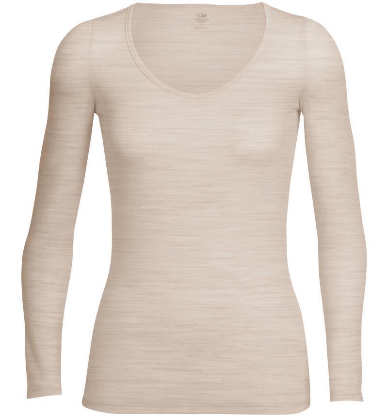 Merino 150 Siren LS Sweetheart - Womens - fawn heather 1