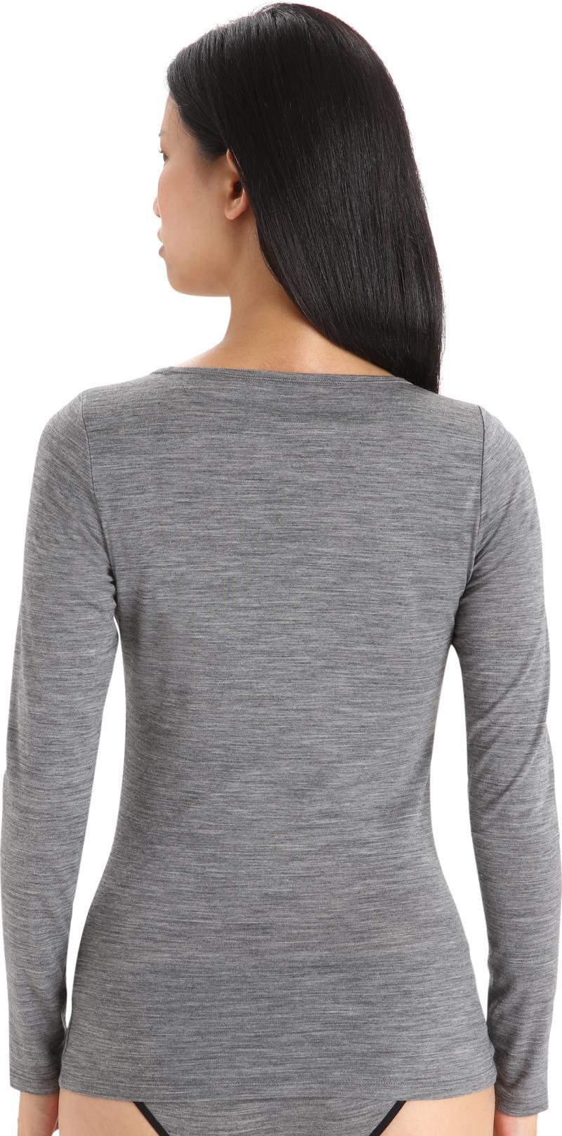 Merino 150 Siren LS Sweetheart - Womens - gritstone heather #004 1