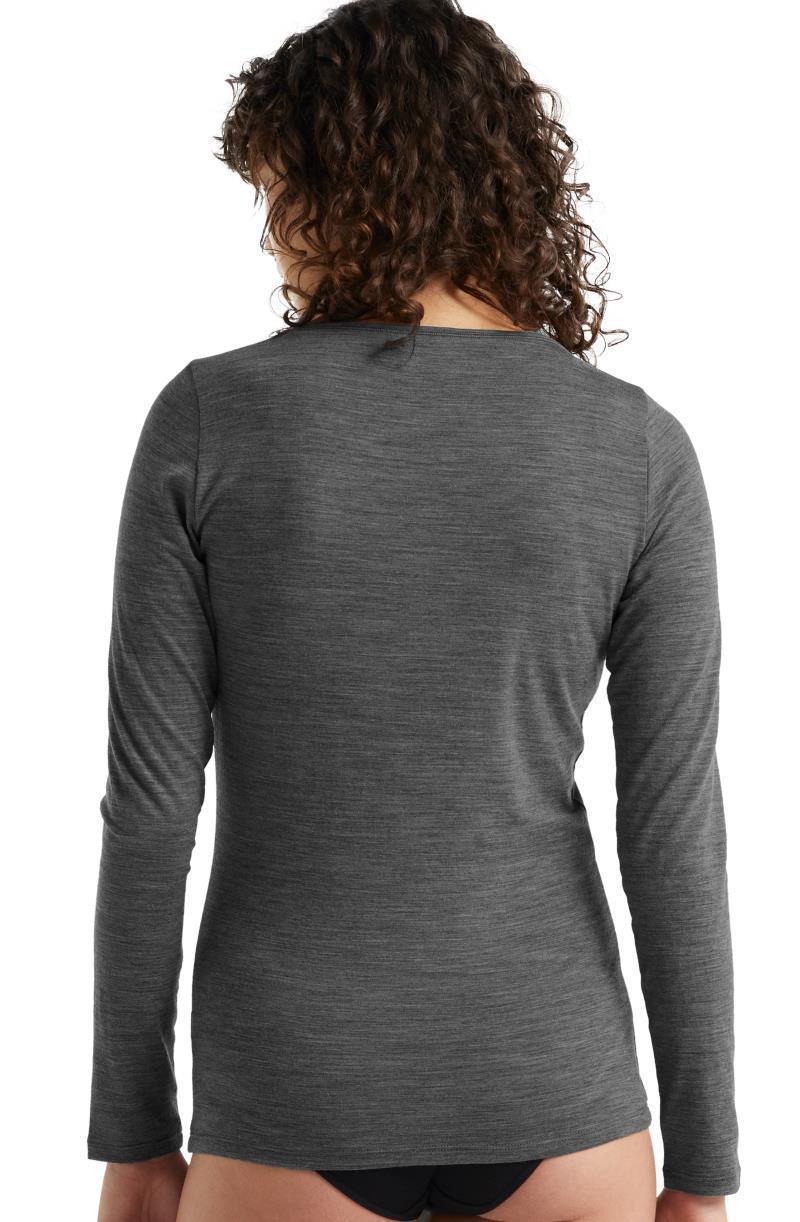 Merino 150 Siren LS Sweetheart - Womens - gritstone heather 1