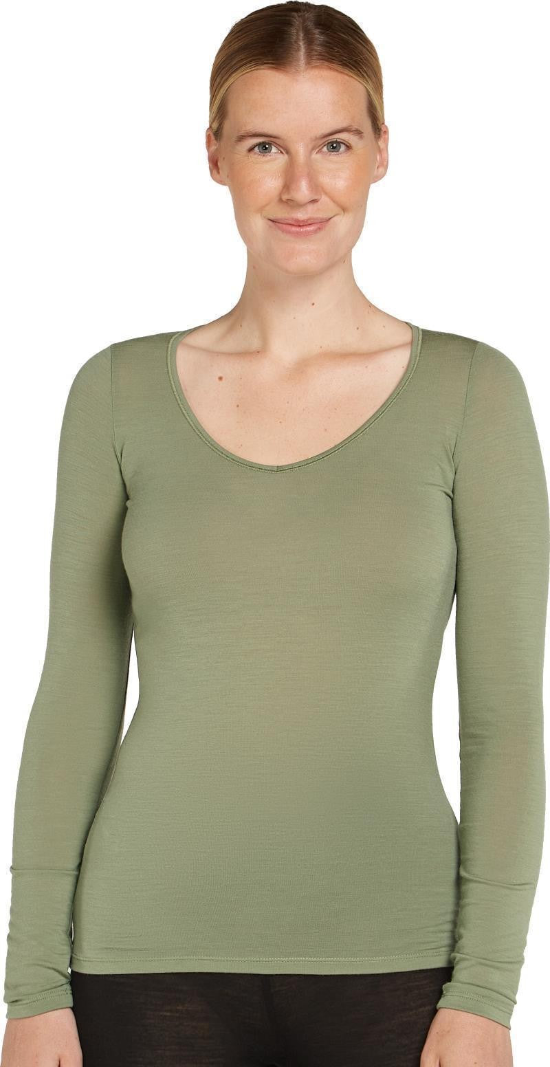 Merino 150 Siren LS Sweetheart - Womens - lichen 1