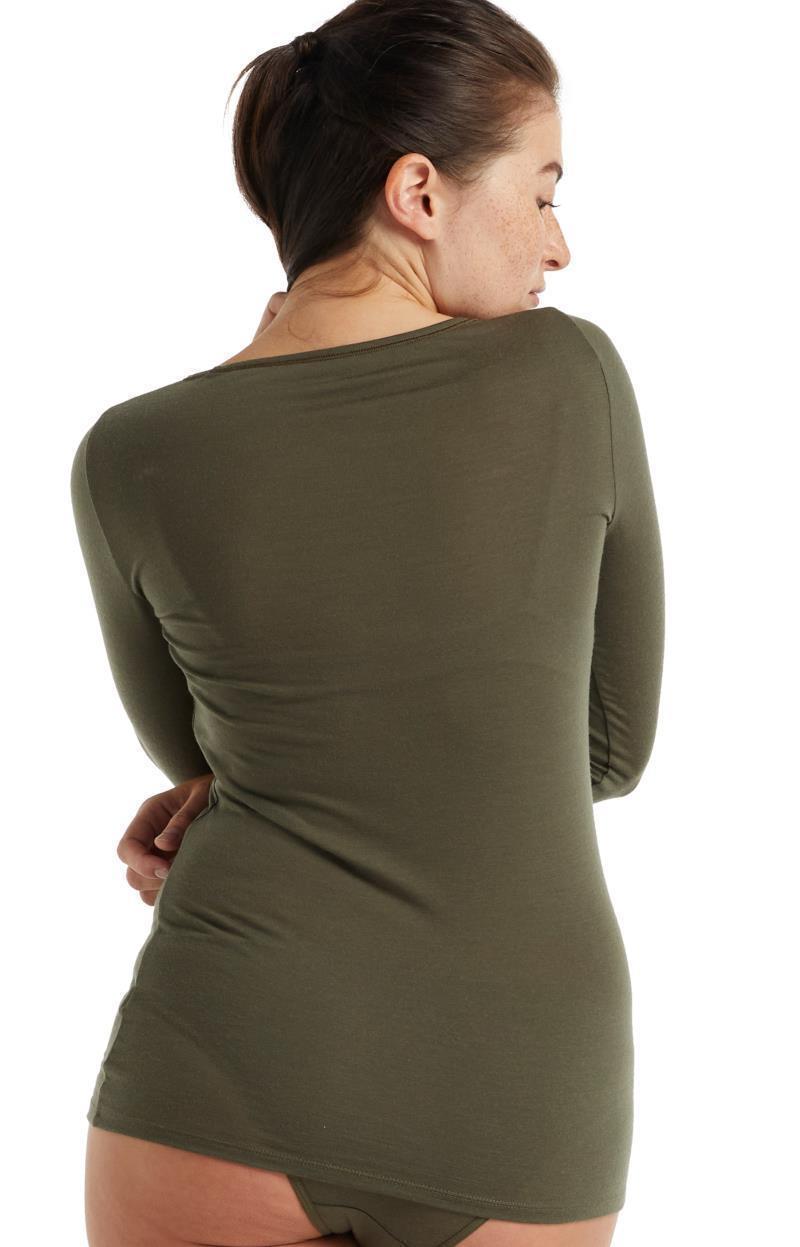 Merino 150 Siren LS Sweetheart - Womens - loden 1