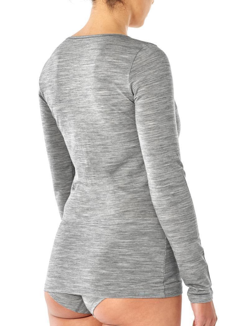 Merino 150 Siren LS Sweetheart - Womens - metro heather 1