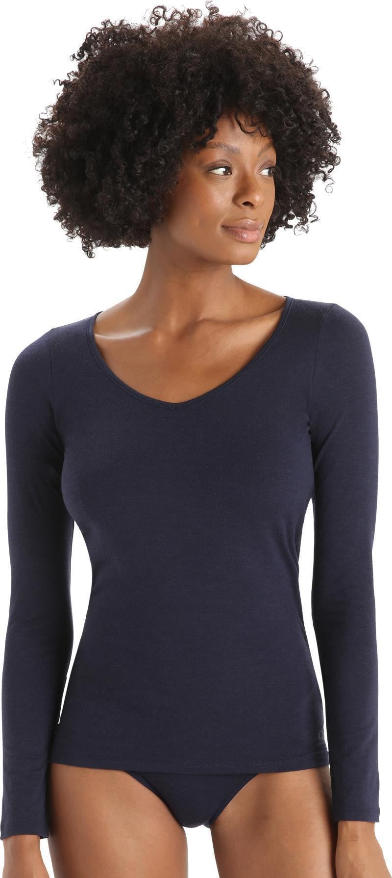 Merino 150 Siren LS Sweetheart - Womens - midnight navy 1