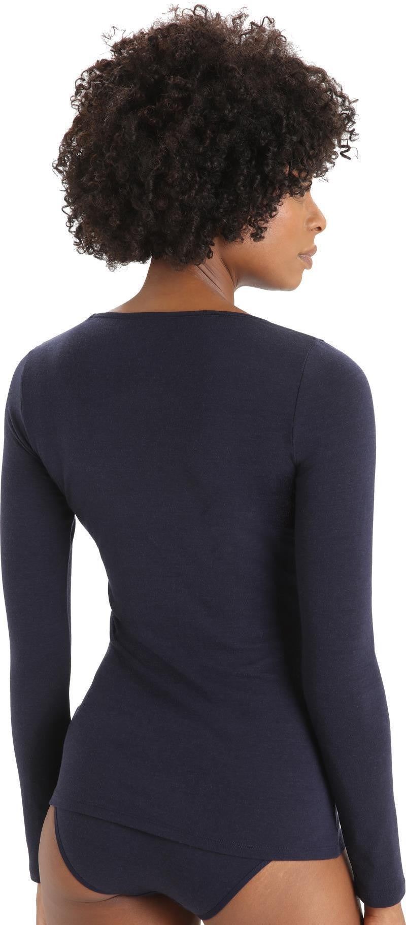Merino 150 Siren LS Sweetheart - Womens - midnight navy 1