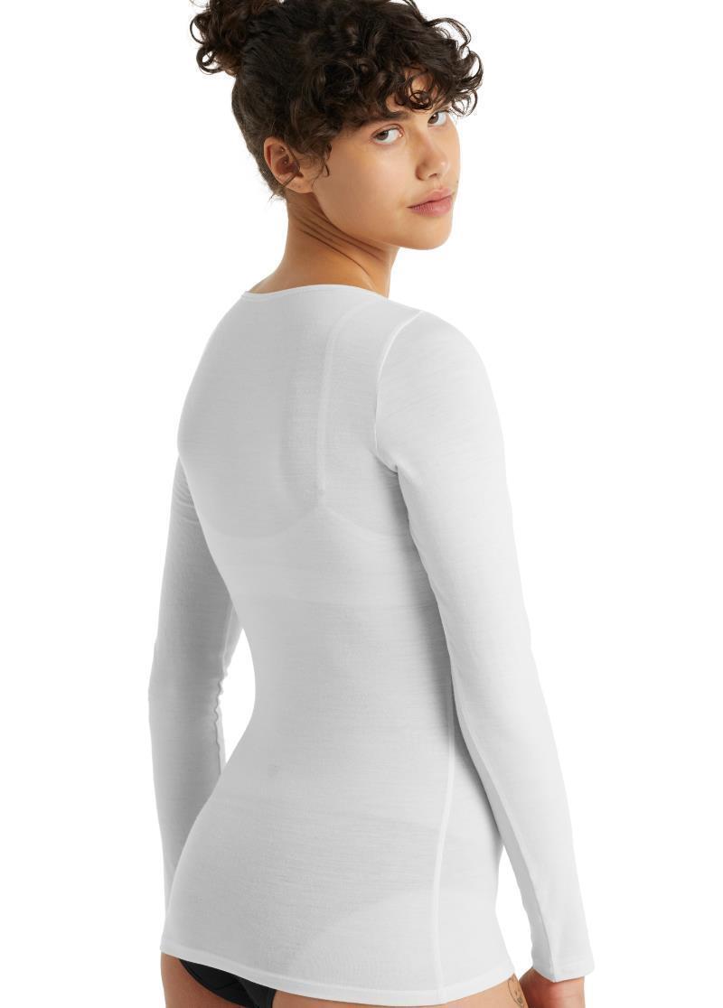 Merino 150 Siren LS Sweetheart - Womens - snow 1