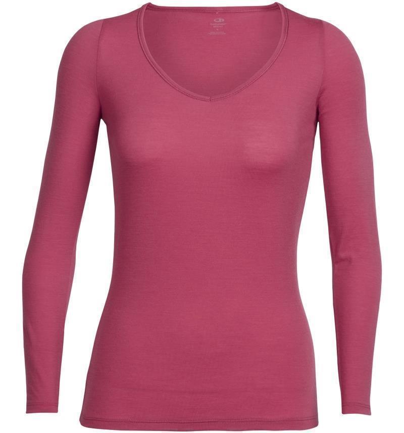 Merino 150 Siren LS Sweetheart - Womens - wild rose 1