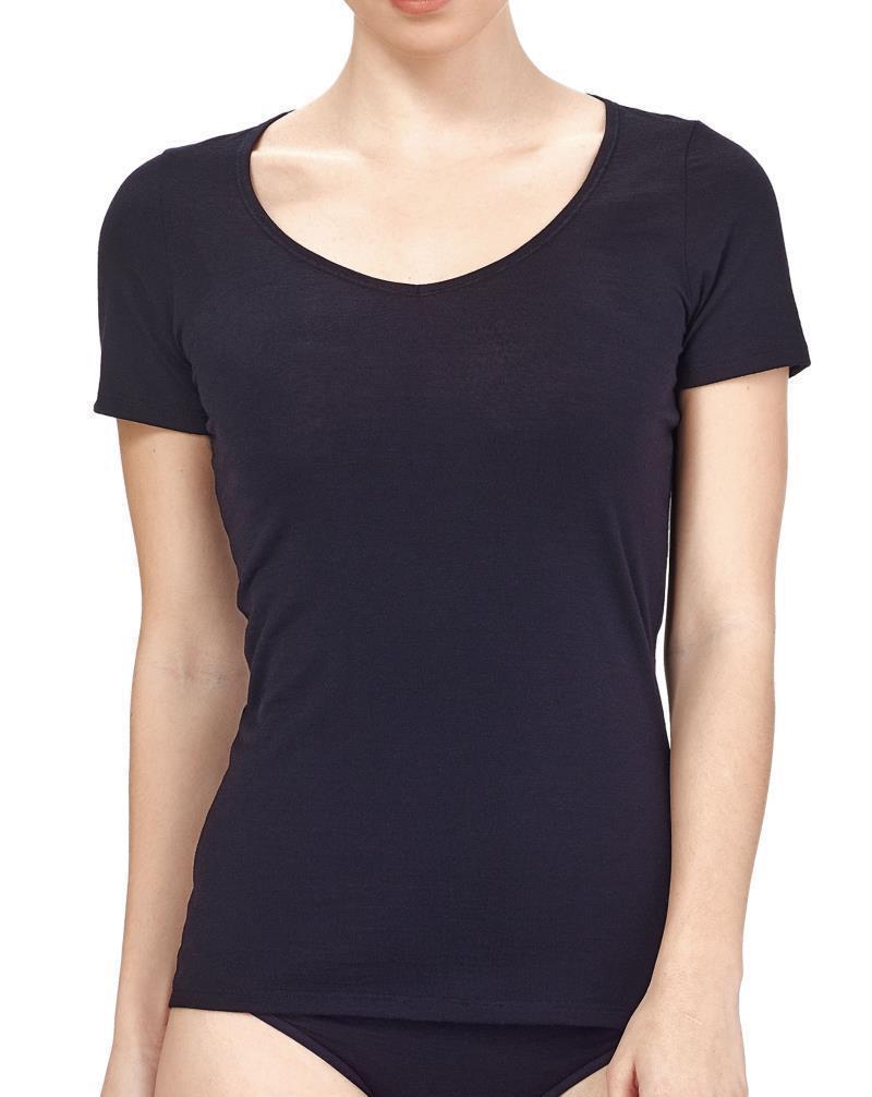 Merino 150 Siren SS Sweetheart - Womens - Black 2