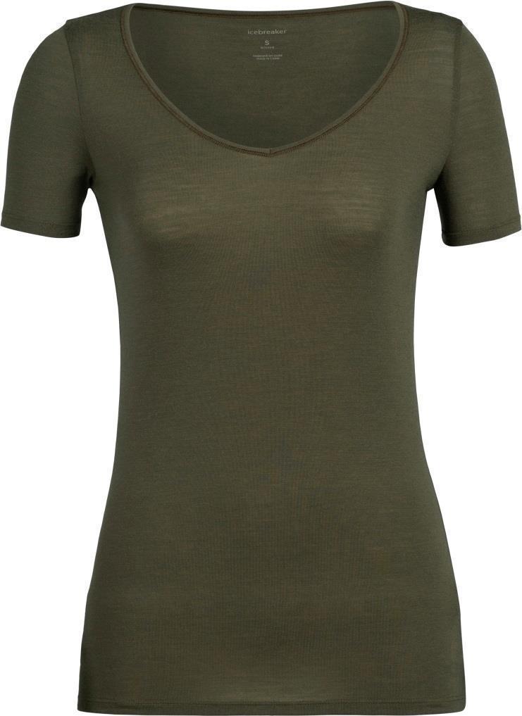 Merino 150 Siren SS Sweetheart - Womens - Loden 1