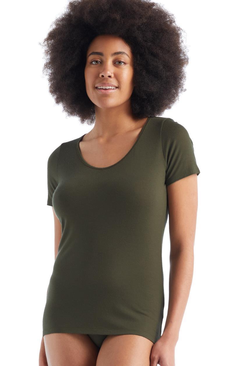 Merino 150 Siren SS Sweetheart - Womens - Loden 2