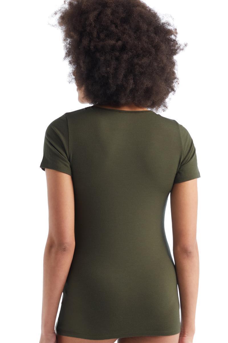 Merino 150 Siren SS Sweetheart - Womens - Loden 3