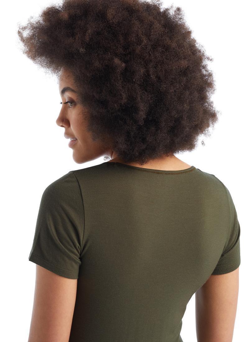 Merino 150 Siren SS Sweetheart - Womens - Loden 5