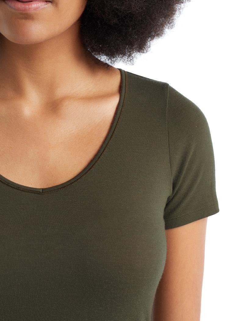 Merino 150 Siren SS Sweetheart - Womens - Loden 6