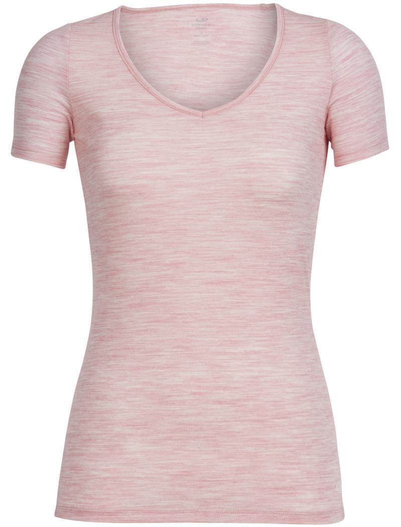 Merino 150 Siren SS Sweetheart - Womens - Soft Pink Heather 1