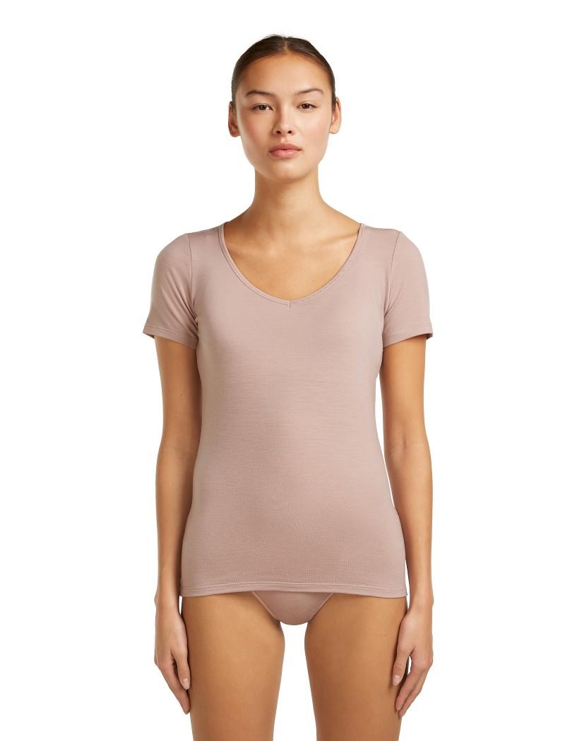 Merino 150 Siren SS Sweetheart - Womens - pink quartz 1