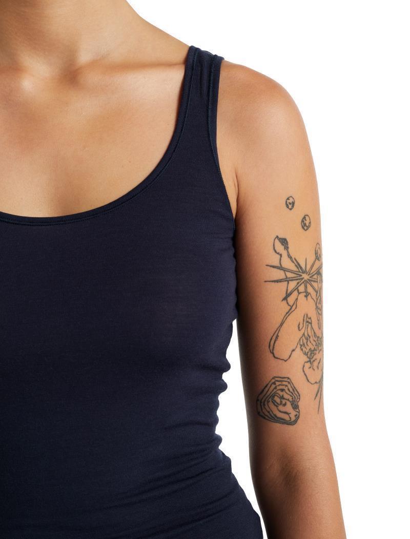 Merino 150 Siren Tank - Womens - midnight navy #cu6 1