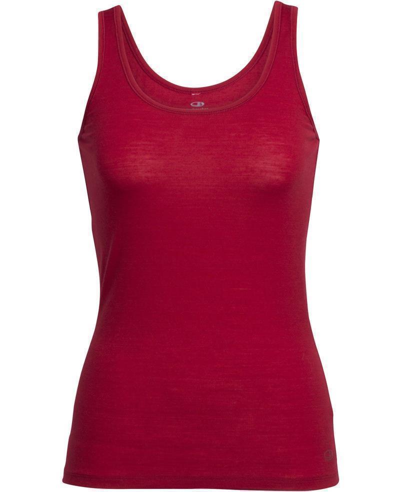 Merino 150 Siren Tank - Womens - oxblood / oxblood 1