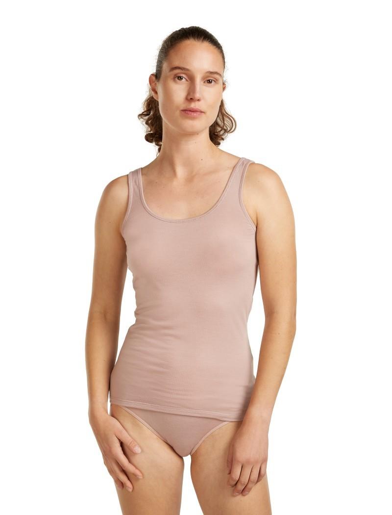 Merino 150 Siren Tank - Womens - pink quartz 1