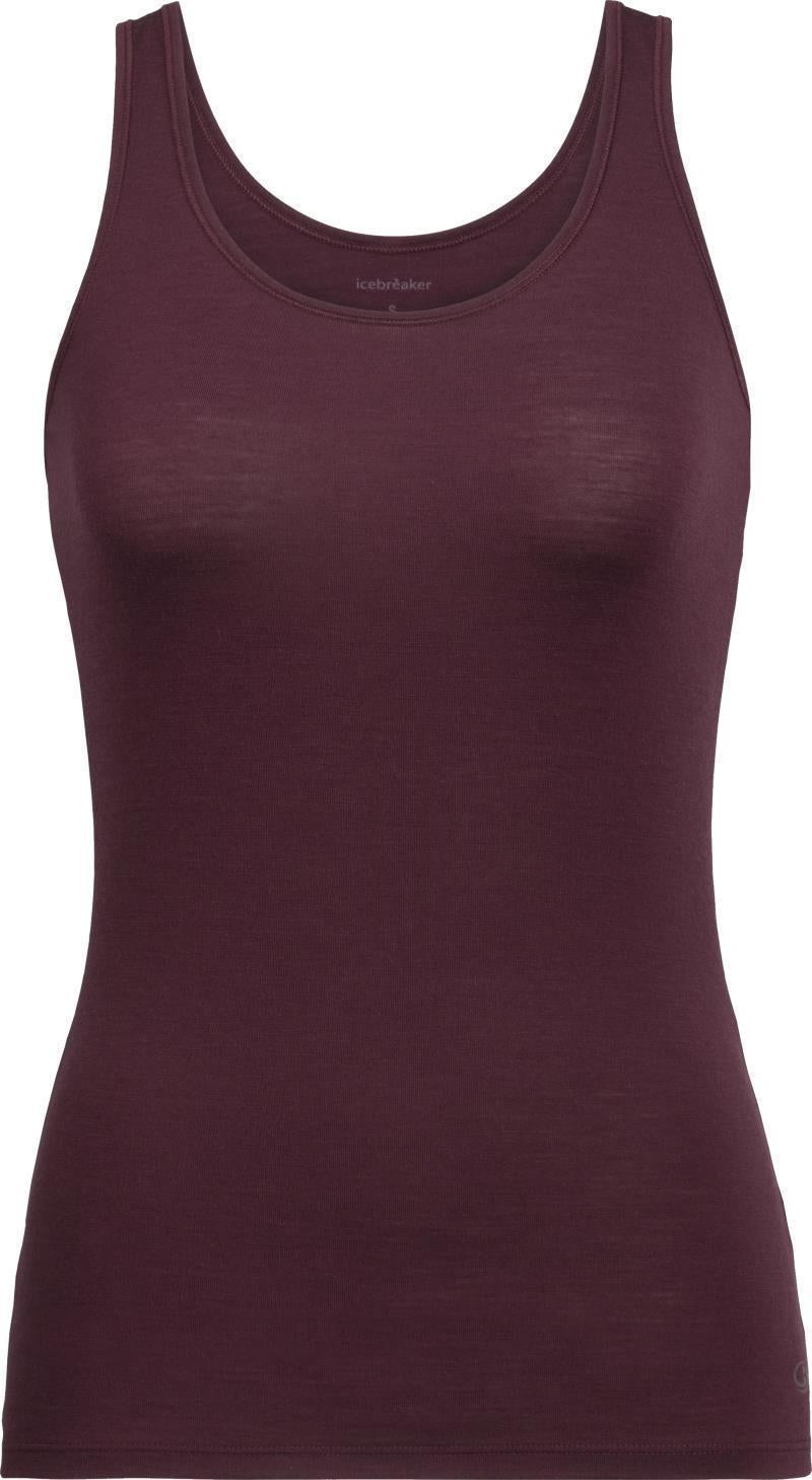 Merino 150 Siren Tank - Womens - redwood 1