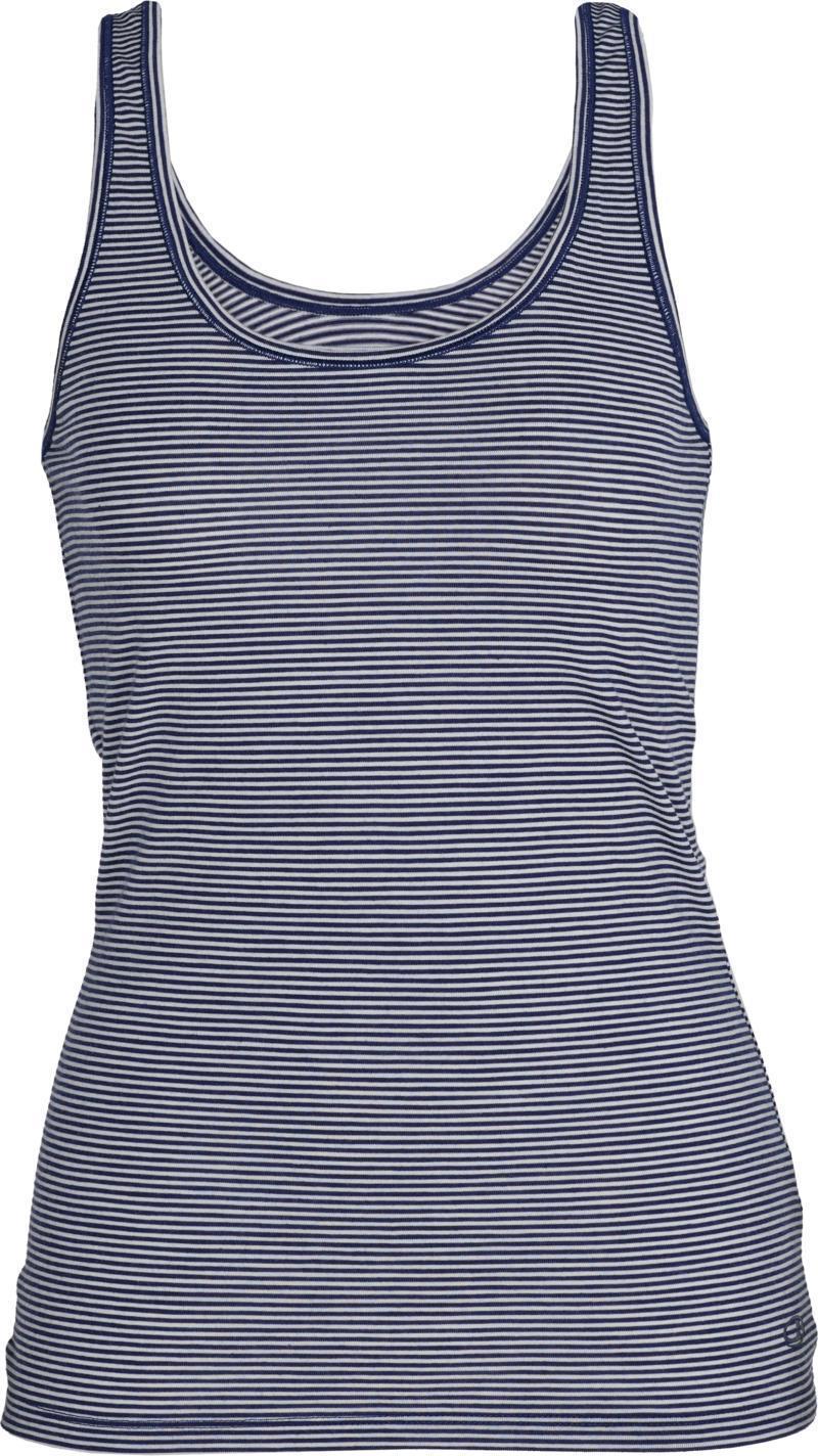 Merino 150 Siren Tank - Womens - royal navy / snow - stripe 1
