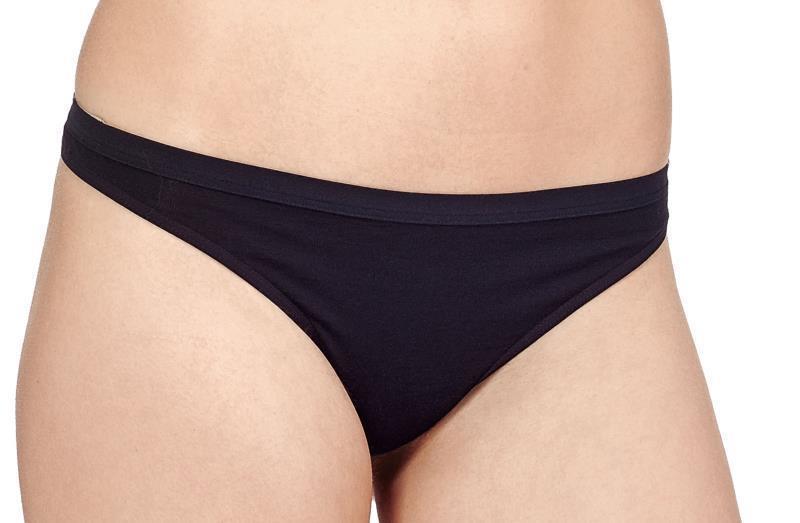 Merino 150 Siren Thong - Womens - Black 2