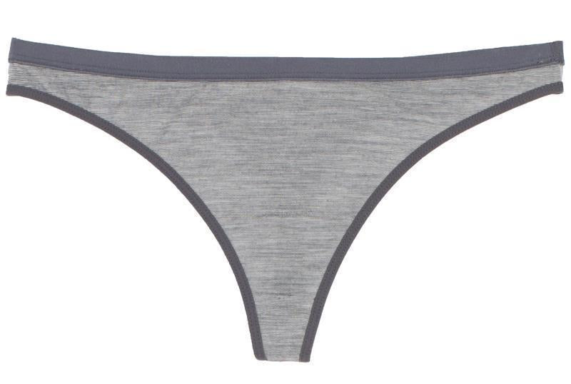 Merino 150 Siren Thong - Womens - Blizzard Heather / Lunar 1