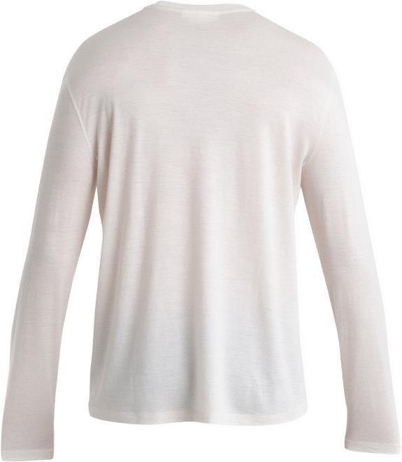 Merino 150 Tech Lite III LS Relaxed Pocket Tee - Mens - Ecru Heather 2