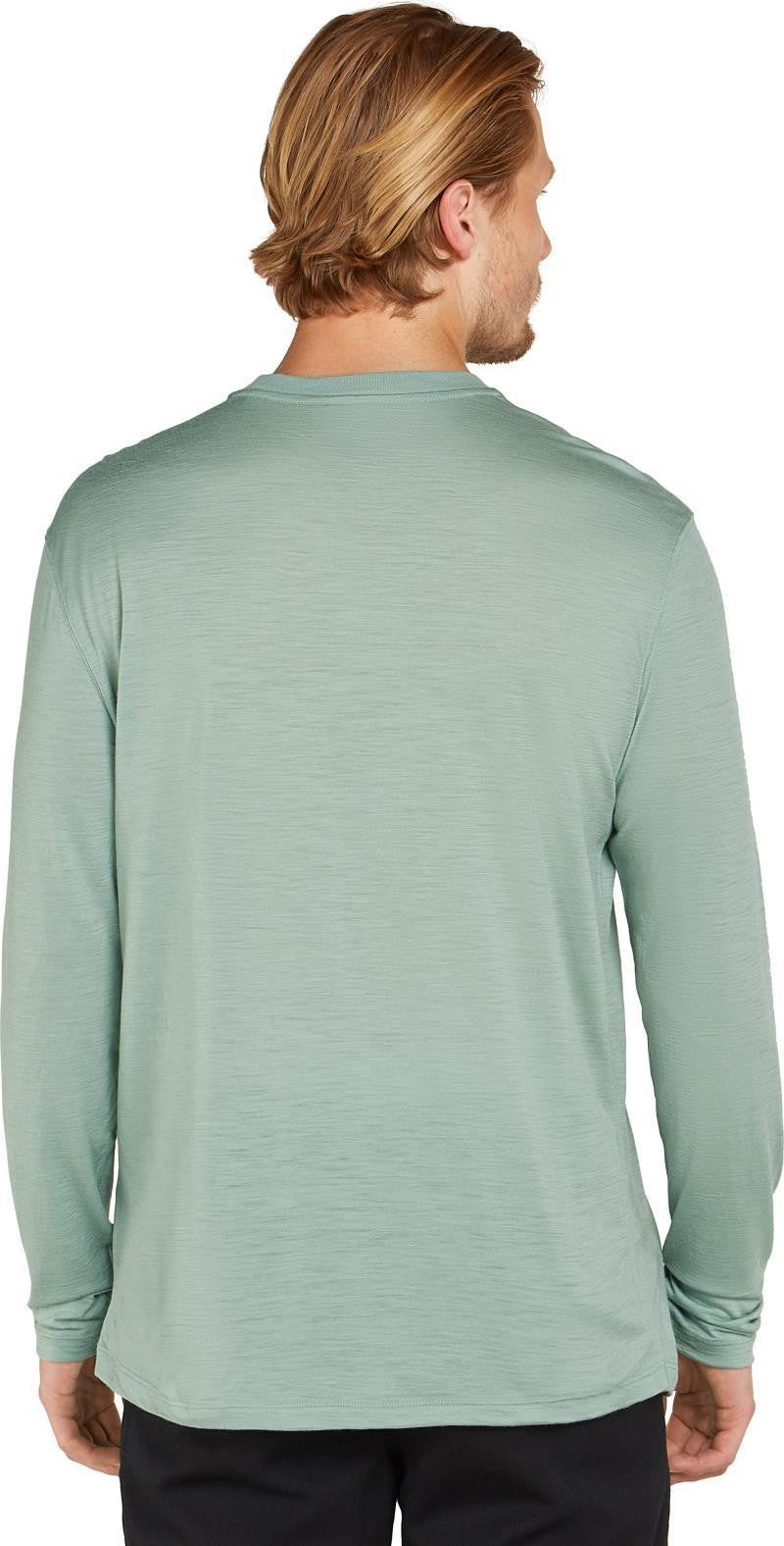 Merino 150 Tech Lite III LS Relaxed Pocket Tee - Mens - moss 1