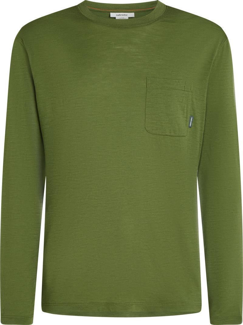 Merino 150 Tech Lite III LS Relaxed Pocket Tee - Mens - sphagnum 1