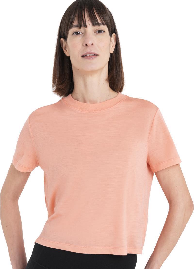 Merino 150 Tech Lite III SS Crop Tee - Womens - glow 1