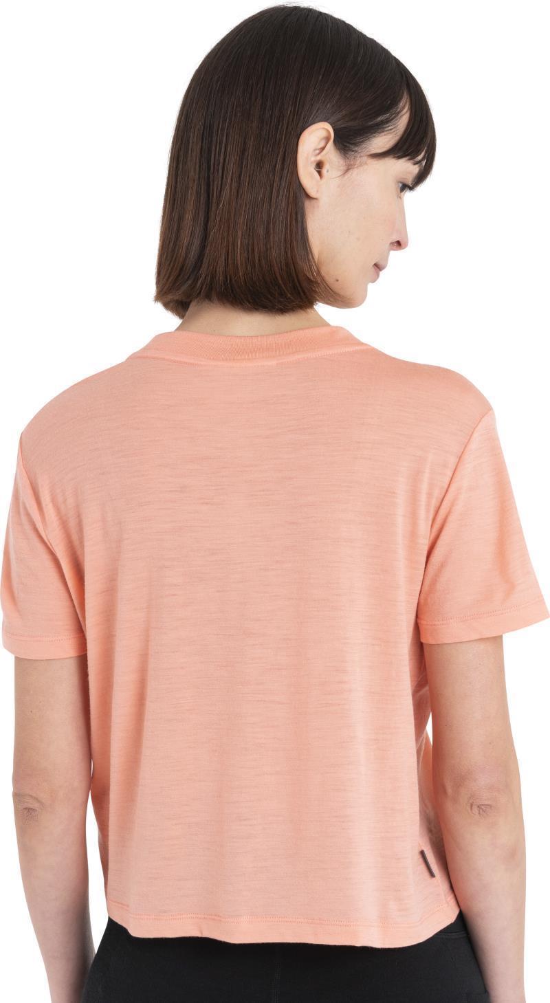 Merino 150 Tech Lite III SS Crop Tee - Womens - glow 1