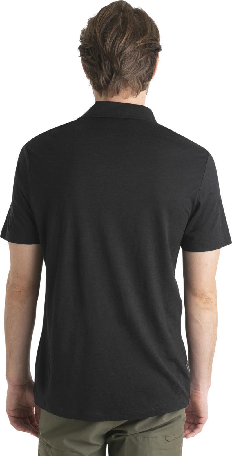 Merino 150 Tech Lite III SS Polo - Mens - Black 4