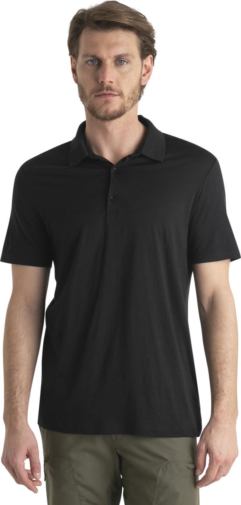 Merino 150 Tech Lite III SS Polo - Mens - Black 3