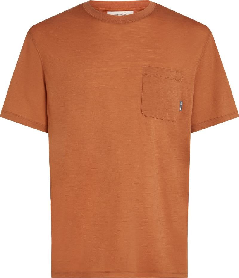 Merino 150 Tech Lite III SS Relaxed Pocket Tee - Mens - dusty clay 1