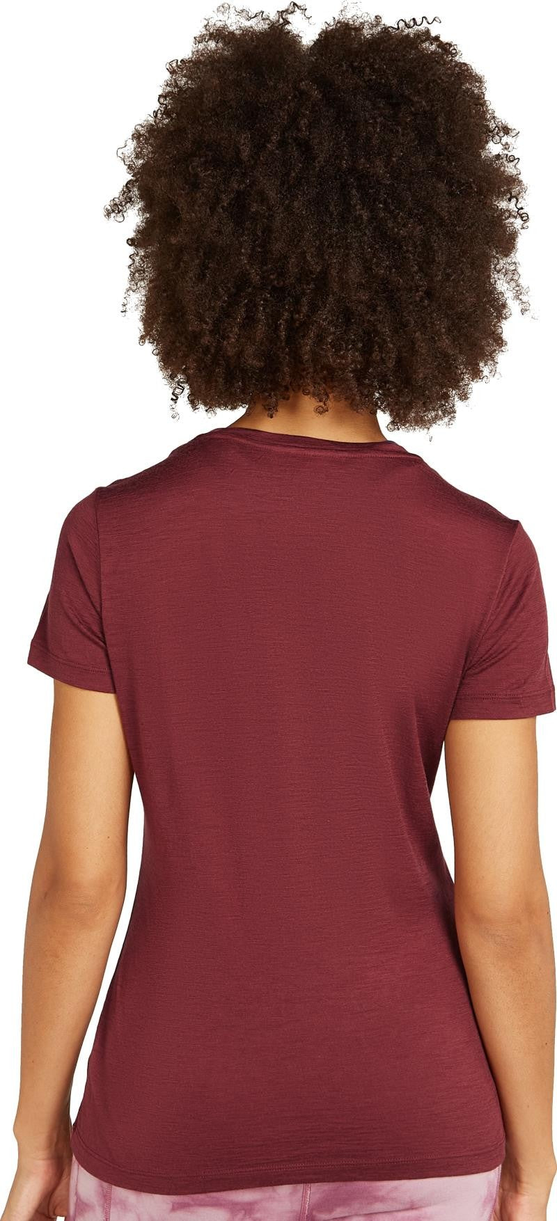 Merino 150 Tech Lite III SS Scoop Tee - Icebreaker Logo Reflections - Womens - port 1