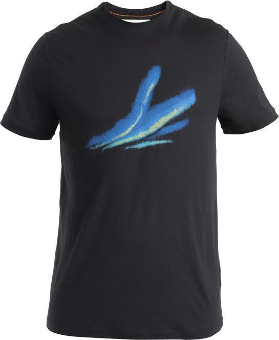 Merino 150 Tech Lite III SS Tee - Aurora Glow - Mens - Black 1