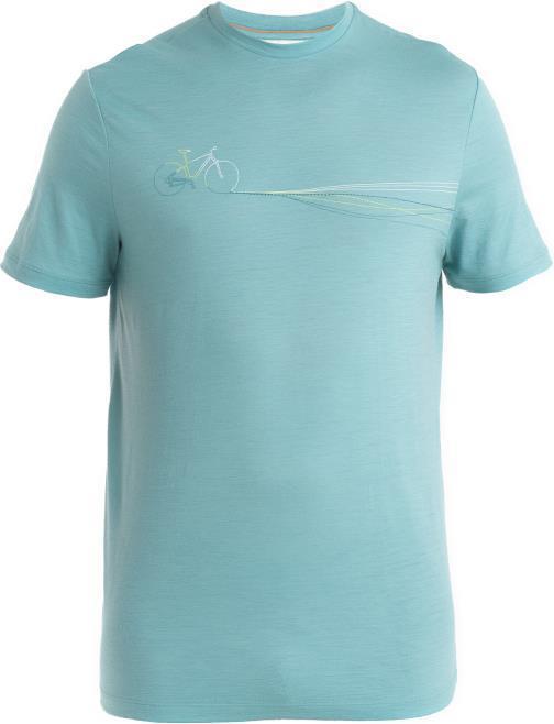 Merino 150 Tech Lite III SS Tee - Cadence Paths - Mens - Cloud Ray 1